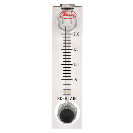 Dwyer Instruments Flowmeter, range .6-5 LPM air. VFA-23-SS